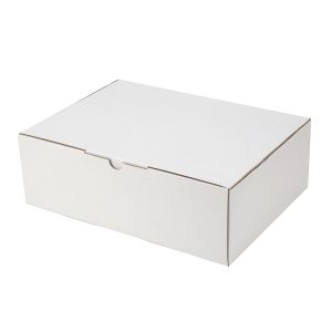 100pcs 310 x 225 x 102mm Diecut Mailing Box White