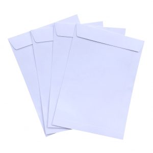 250pcs B5 White Pocket Plainface Envelopes 176mm x 250mm