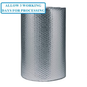 Foil 1500mm Bubble Wrap 10mm Bubbles