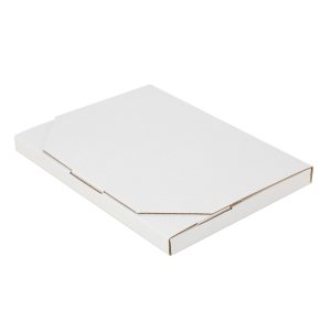 200pcs 220 x 160 x 16mm Diecut Flat Mailing Box White