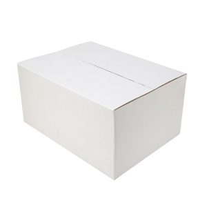 100pcs 320 x 240 x 160mm Regular Slotted Mailing Box White