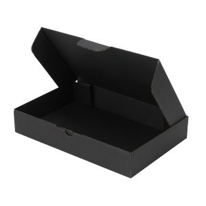 100pcs 220 x 145 x 35mm Full Black Diecut Mailing box