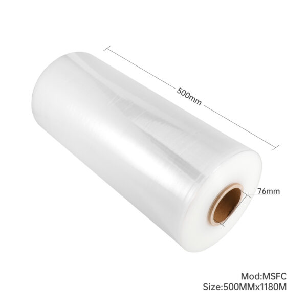 25Rolls Clear Machine Stretch Wrap Film 500mm 25um