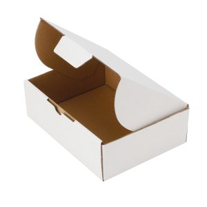 100pcs 175 x 130 x 55mm Diecut Mailing Box White