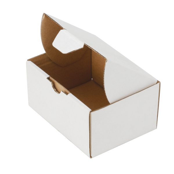 100pcs 100 x 75 x 50mm Diecut Mailing Box White