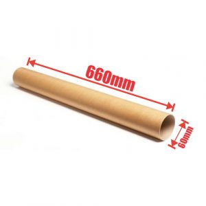 Postal Mailing Cardboard Tubes 60mm x 660mm - 40 pack