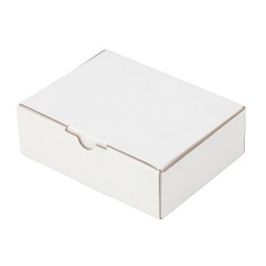 100pcs 130 x 100 x 40mm Diecut Mailing Box White