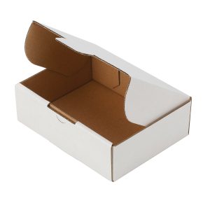 100pcs 130 x 100 x 40mm Diecut Mailing Box White