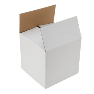 25pcs Regular Slotted 180 x 180 x 180mm Mailing Box White