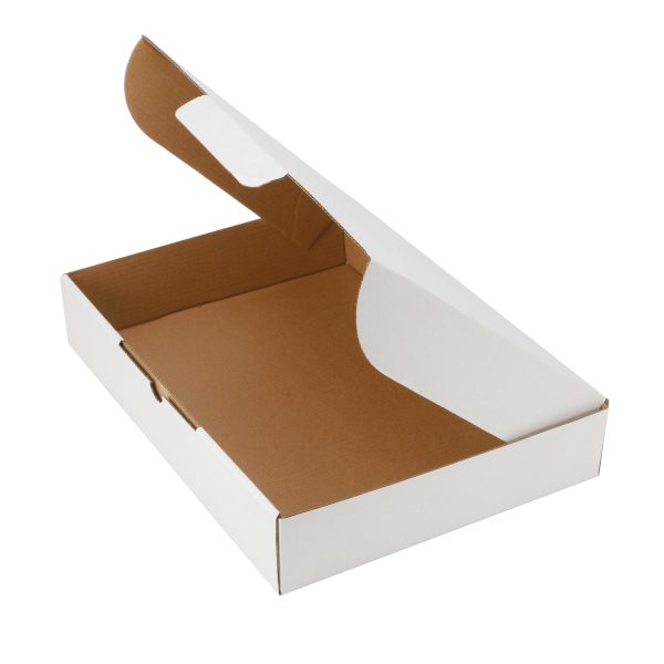 100pcs 310 x 225 x 55mm Diecut Mailing Box White