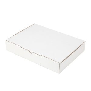 100pcs 310 x 225 x 55mm Diecut Mailing Box White