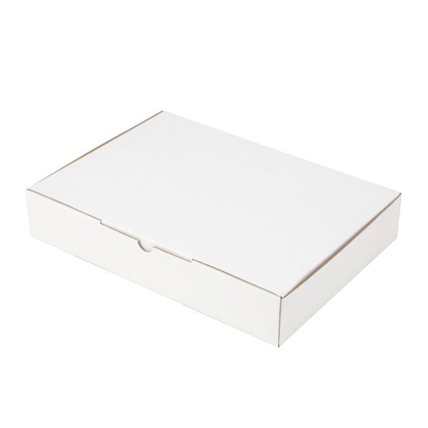 100pcs 310 x 225 x 55mm Diecut Mailing Box White