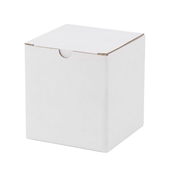 100pcs 105 x 105 x 115mm Candle Mailing Box White