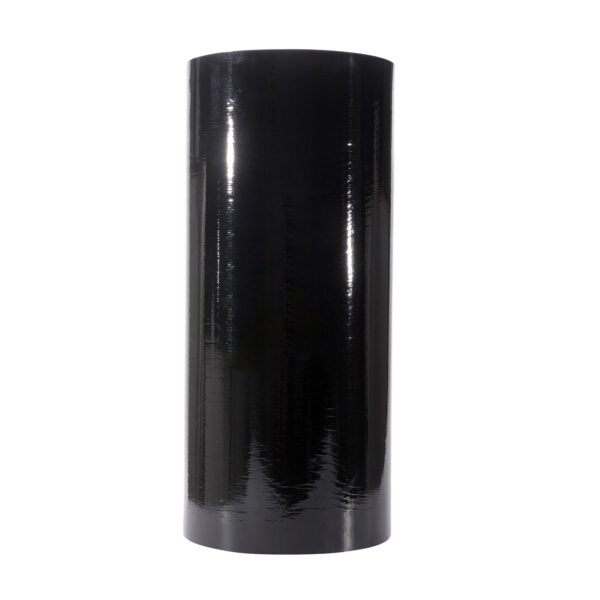 50Rolls Black Machine Stretch Wrap Film 500mm 25um