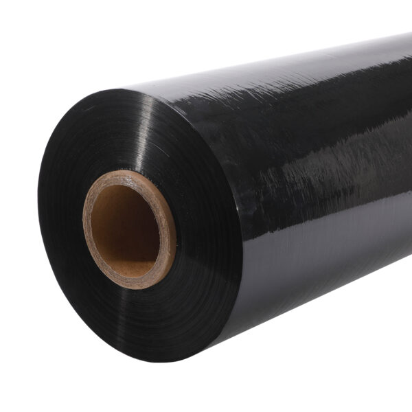 Black Machine Stretch Wrap Film 500mm 25um