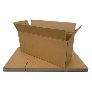 20pcs Heavy Duty 400 x 135 x 180mm Brown Double Wall Mailing Box