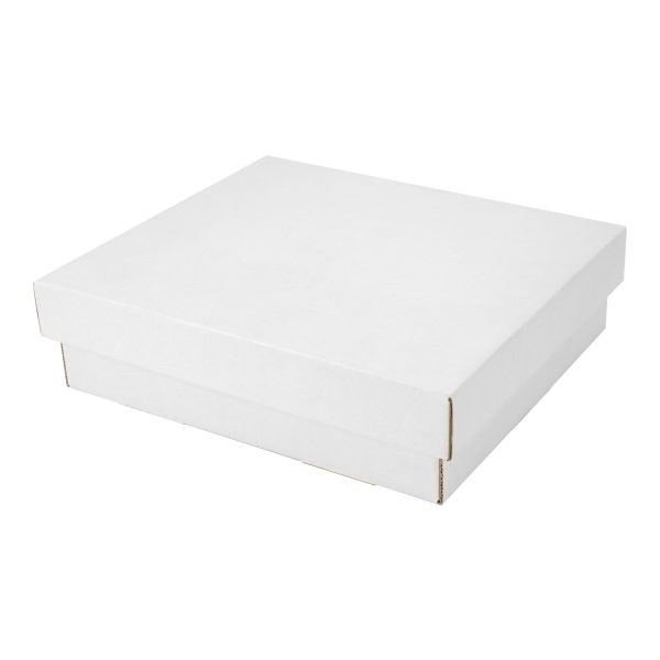 50 Sets 245 x 215 x 65mm White Gift Box