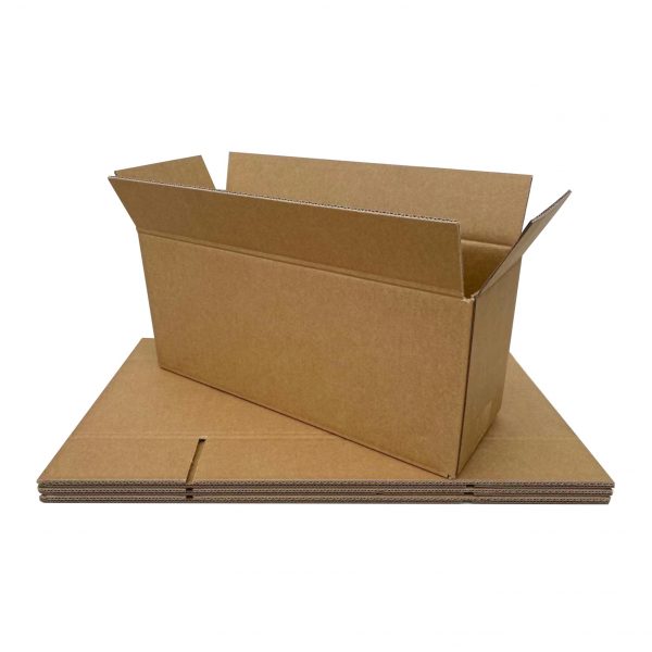 25pcs Heavy Duty 350 x 130 x 110mm Brown Regular Slotted Mailing Box