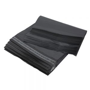 500pcs BLACK 190mm x 260mm Poly Mailing Bag Courier Satchel