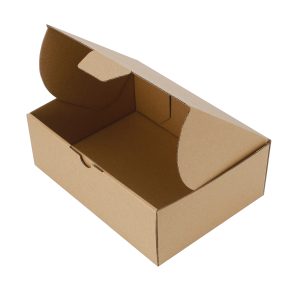 100pcs 220 x 160 x 77mm Diecut Mailing Box Brown Heavy Duty