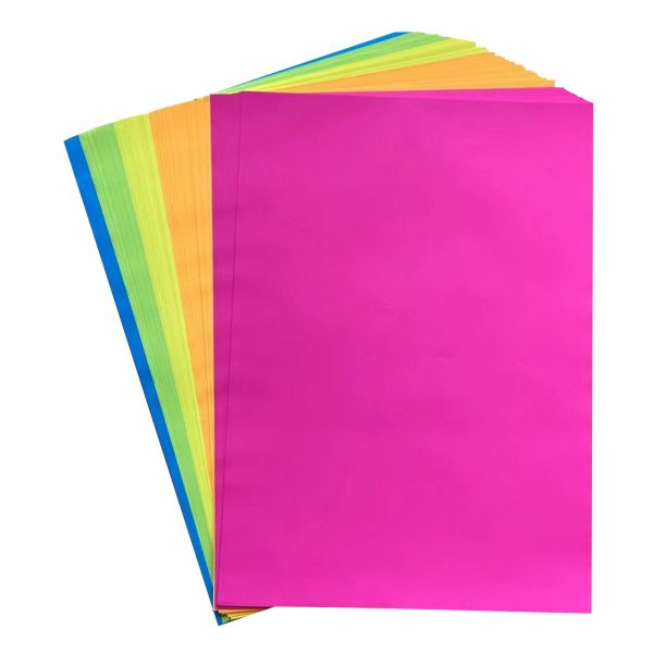 A3 Office Paper 75GSM 100 Sheets Fluro Assorted