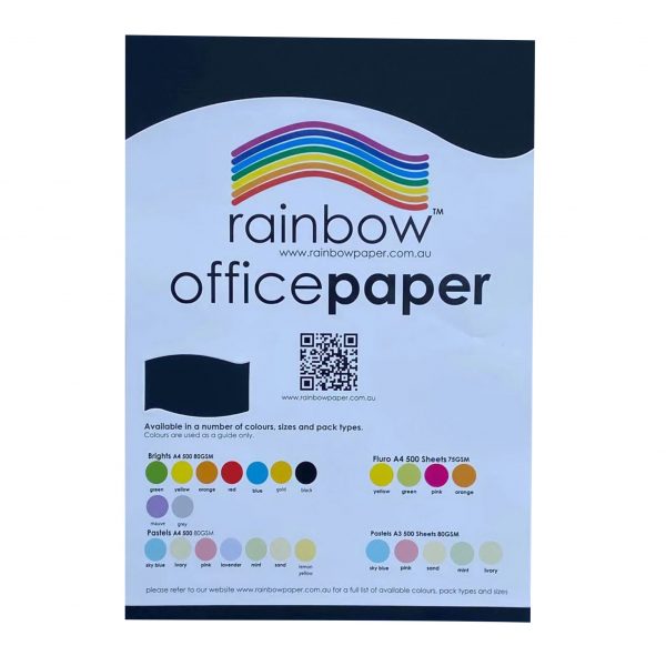 A4 Office Paper 80GSM 100 Sheets Assorted