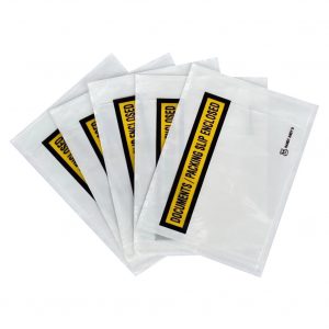 1000pcs 115mm x 150mm Documents Enclosed Sticker Pouch Doculopes Printed White