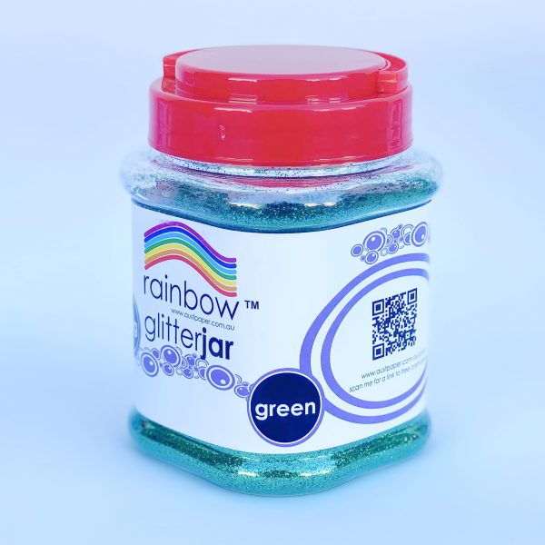 Glitter Jar 250g Green