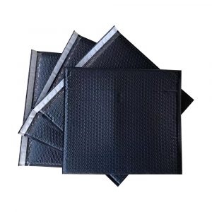 100pcs 345x390mm BLACK Bubble Padded Mailer Envelope Laminated Plastic Lined