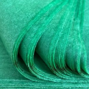 500 Sheets Acid Free Tissue Paper 500x750mm 17gsm Dark Green