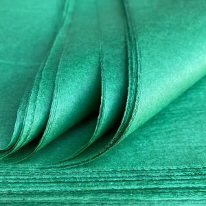 500 Sheets Acid Free Tissue Paper 500x750mm 17gsm Dark Green