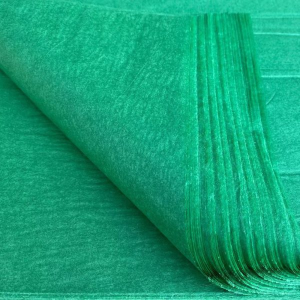 500 Sheets Acid Free Tissue Paper 500x750mm 17gsm Dark Green