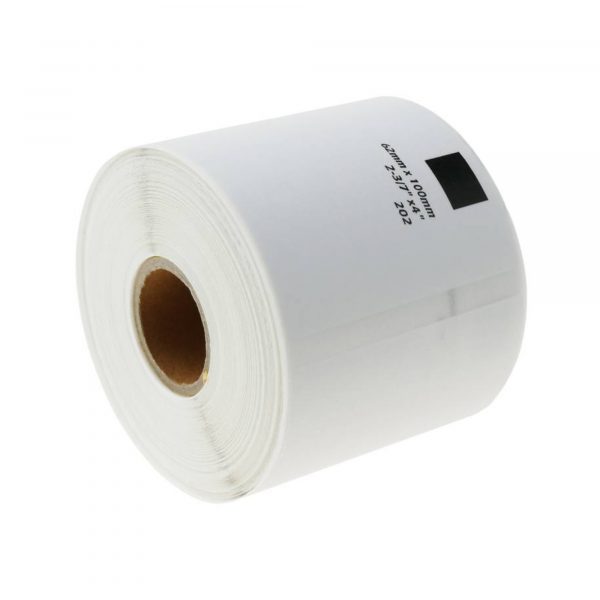 10 Refill Rolls DK11202 Brother Compatible Shipping Labels 62x100mm