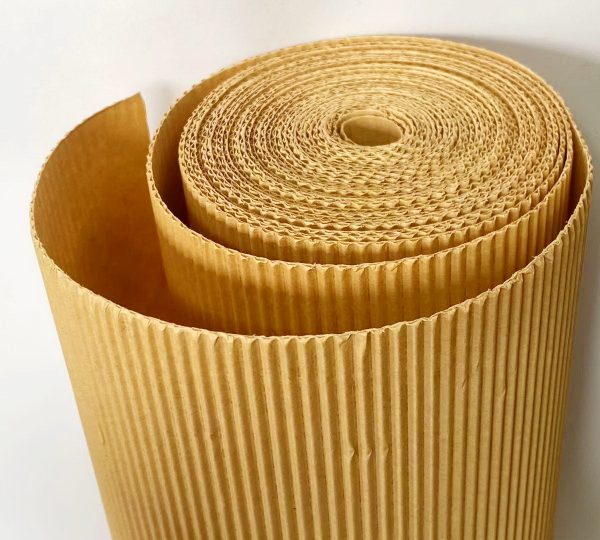 Corrugated Board Paper Roll 500MM X 5M Natural