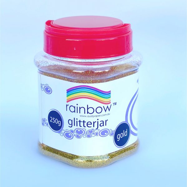 Glitter Jar 250g Gold