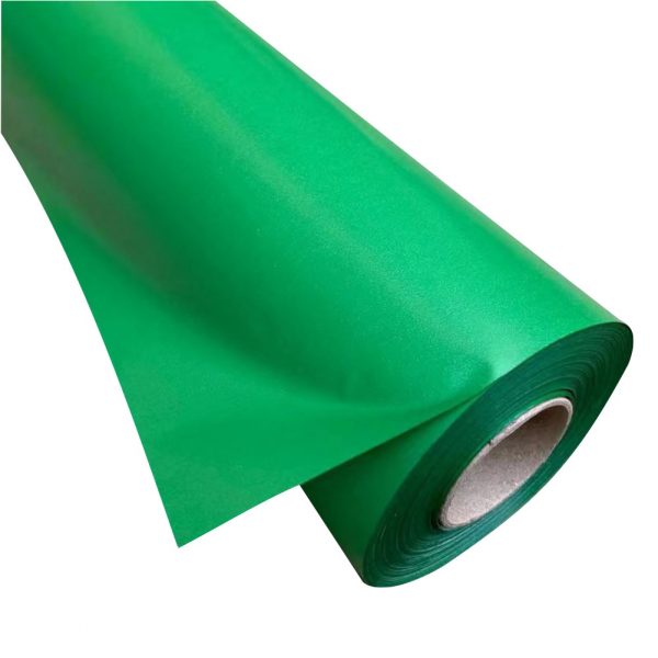 Wrapping Paper Roll 500mm X 60m Xmas Green 80GSM