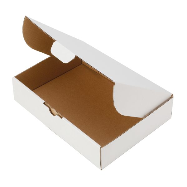 100pcs 220 x 160 x 50mm Diecut Mailing Box White