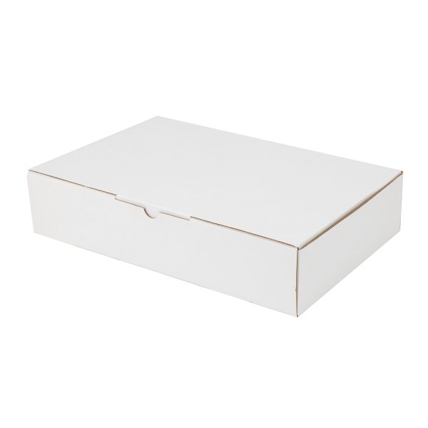 100pcs 335 x 215 x 70mm Diecut Mailing Box White