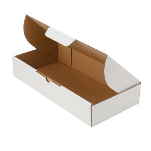 100pcs 300 x 145 x 55mm Diecut Mailing box White