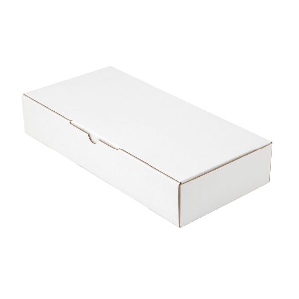 100pcs 300 x 145 x 55mm Diecut Mailing box White