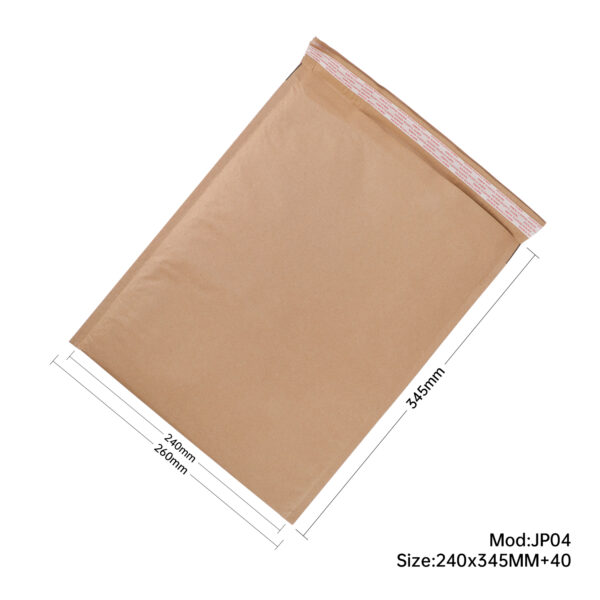 100pcs 240x340mm Honeycomb Padded Mailer Brown