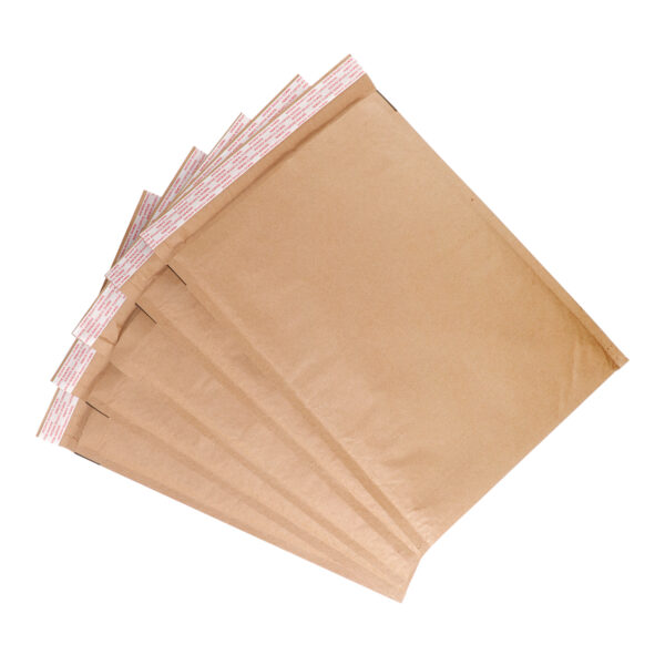 100pcs 240x340mm Honeycomb Padded Mailer Brown