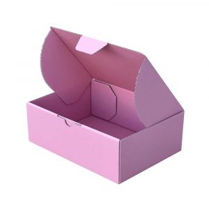 100pcs Full Pink 220 x 160 x 77mm Diecut Mailing Box