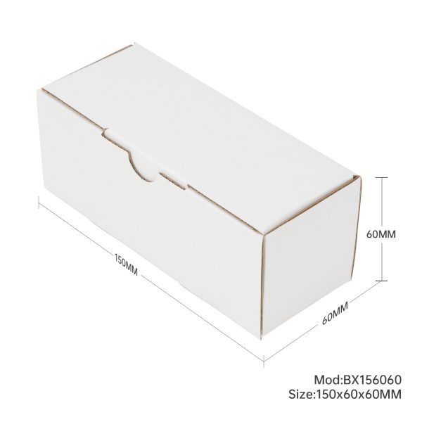 100pcs 150 X 60 X 60mm Diecut Mailing Box White