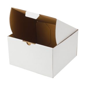 100pcs 200 X 200 X 120mm Diecut Mailing Box White