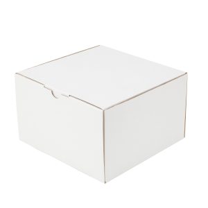 100pcs 200 X 200 X 120mm Diecut Mailing Box White