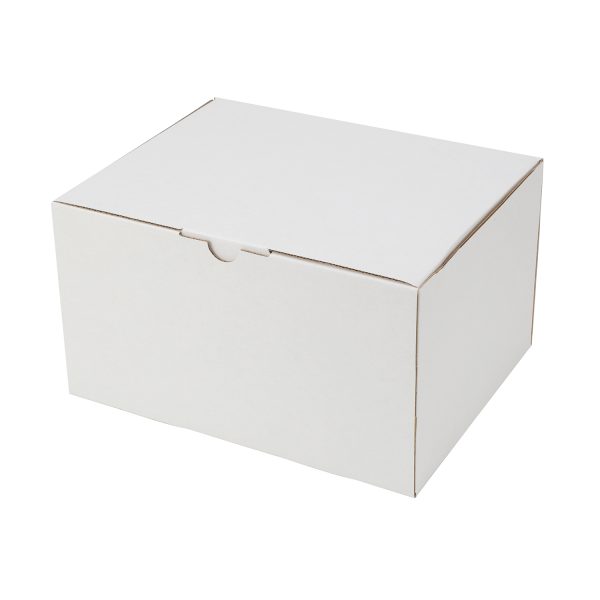 100pcs 230 X 180 X 130mm Diecut Mailing Box White