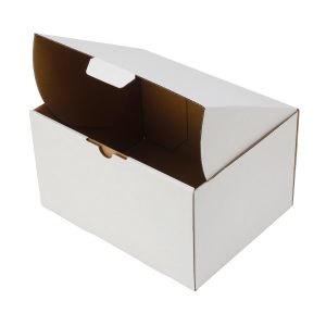 100pcs 230 X 180 X 130mm Diecut Mailing Box White