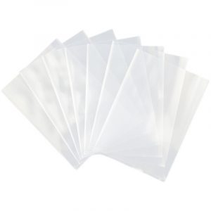 1000pcs 230mm x 380mm Open Top Clear Poly Bags 50um