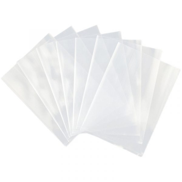 1000pcs 250mm x 380mm Open Top Clear Poly Bags 50um